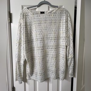 Professional wear - billowy blouse with fitted wrists